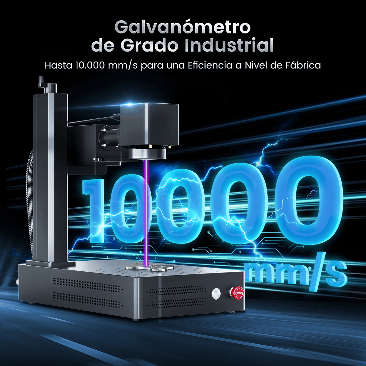 Monport GM 6W Grabador y Marcador Láser UV