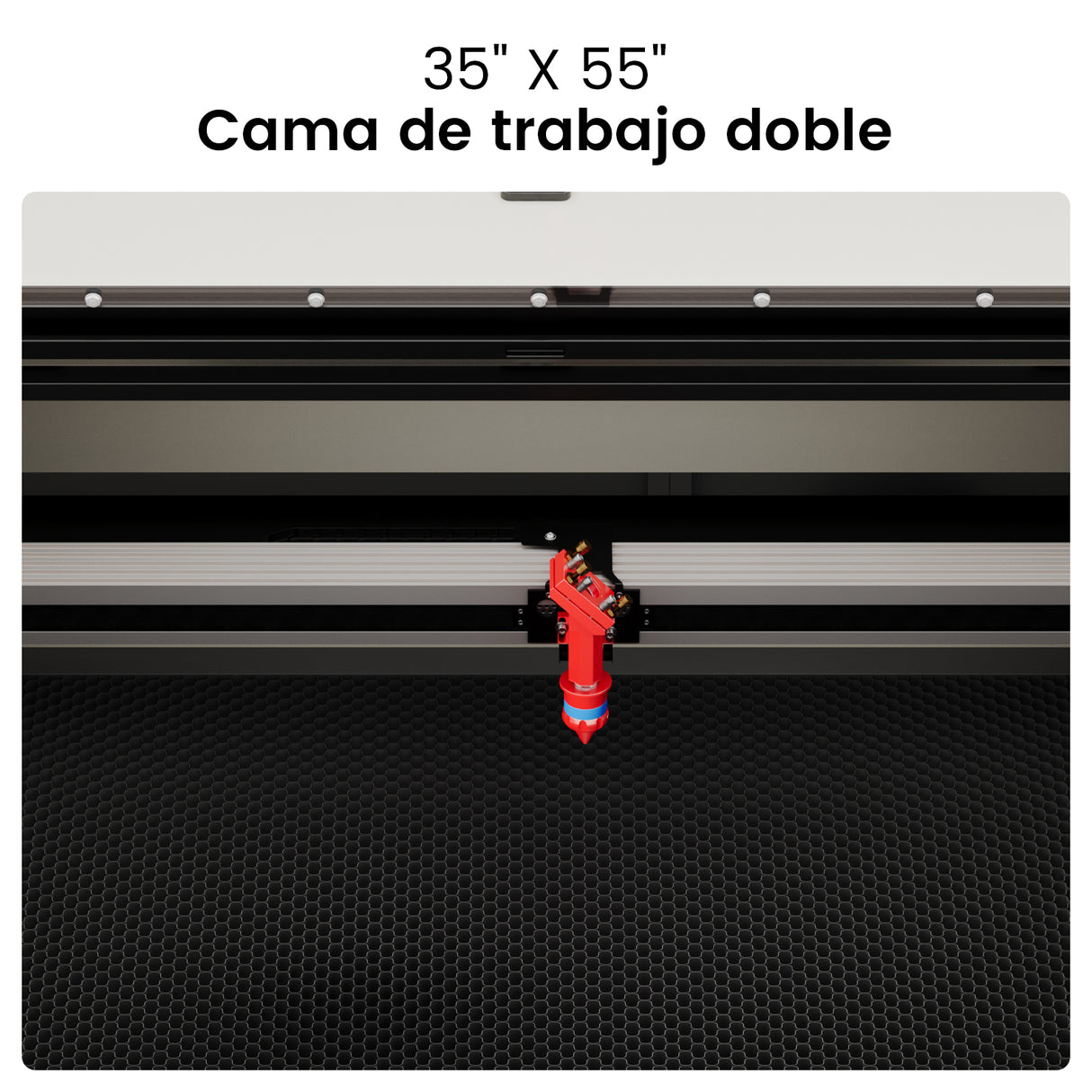 Máquina de grabado láser y cortadora con sistema de refrigeración por agua integrado de CO2 Monport de 130W con superficie de grabado (1300x900 mm)