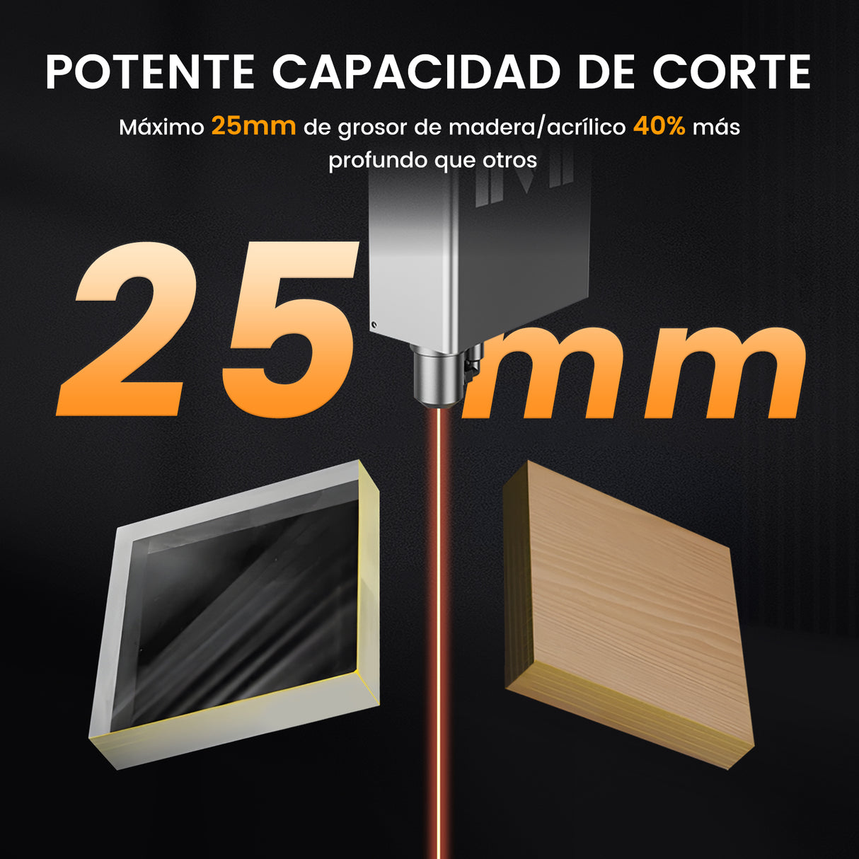 Monport Mega: la primera máquina de grabado inteligente de sobremesa de 70 W del mundo