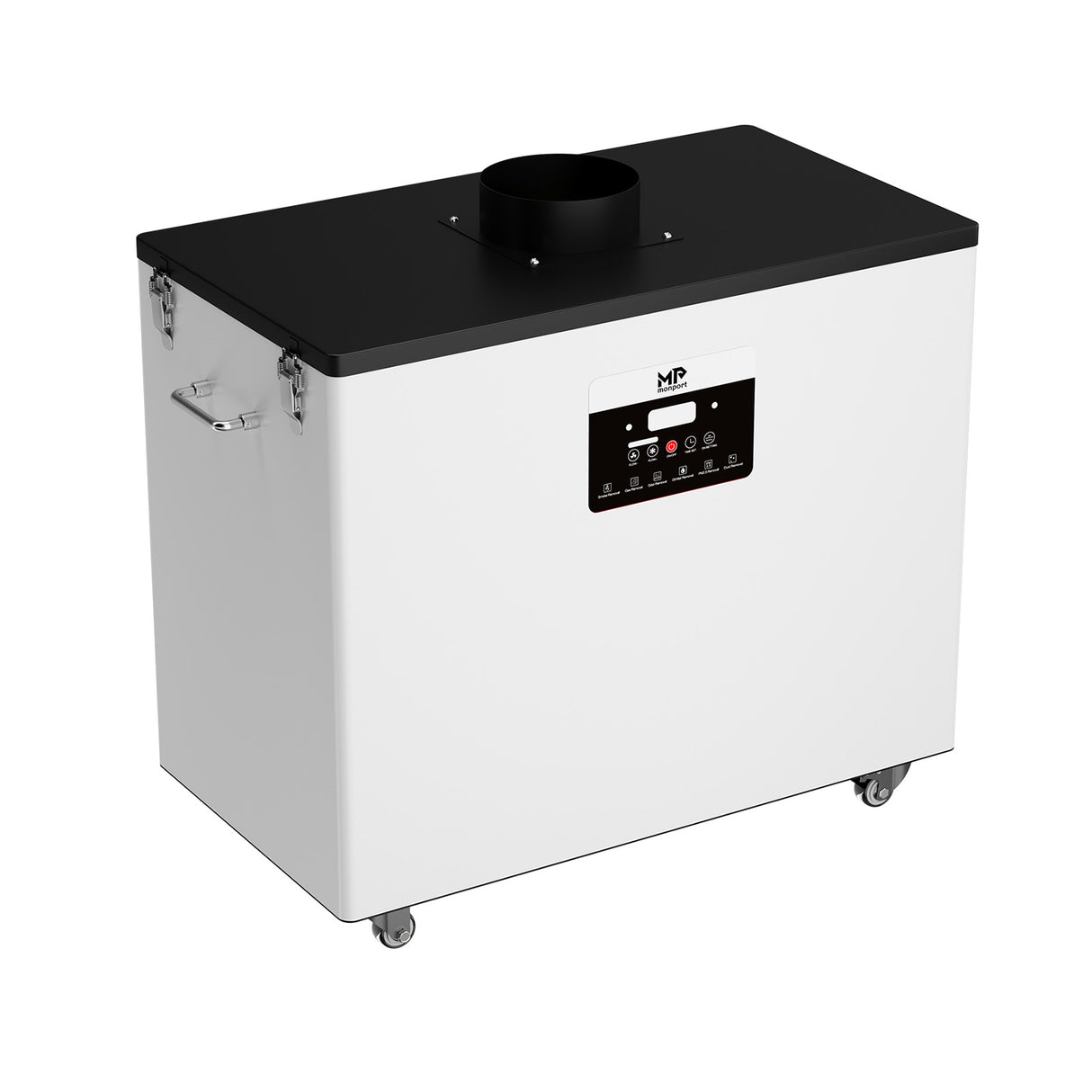 Monport 800W Sistema de extracción de humo láser con sistema de filtración de 6 etapas – Para máquinas de grabado y corte láser CO₂ de 130W y 150W