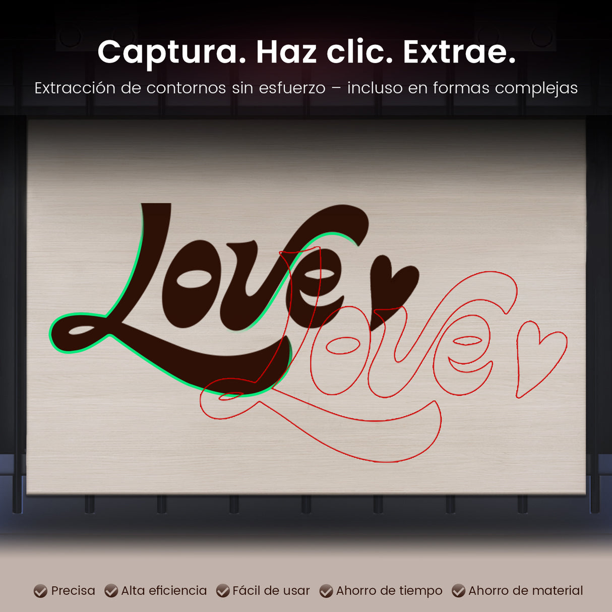 Monport Reno45 Pro Vision 45W Grabadora y Cortadora Láser CO2 de Escritorio (16" X 12") con Cámara HD de 8MP y Enfoque Automático Asistido por Imán