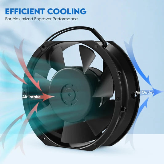 Extractor de aire láser CO2 Monport para grabador láser CO2 60W-150W