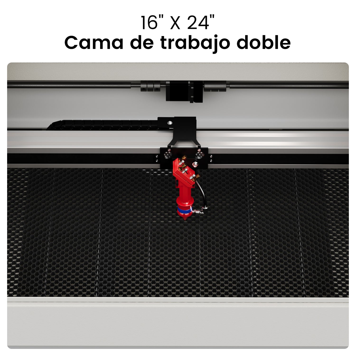 Máquina de grabado y cortadora láser CO2 Monport de 60W (600x400 mm) para grabar superficies con enfoque automático