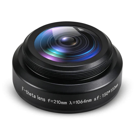 Lente de repuesto para grabado láser de fibra Monport F-Theta M52 150mm x 150mm