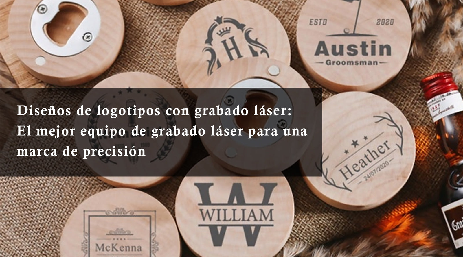 Diseños de logotipos con grabado láser: El mejor equipo de grabado láser para una marca de precisión