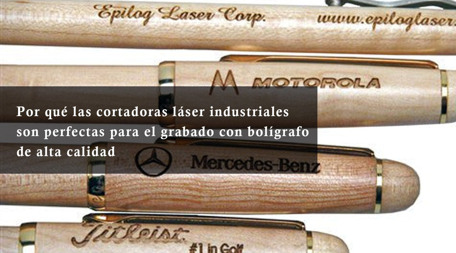 Por qué las cortadoras láser industriales son perfectas para el grabado con bolígrafo de alta calidad