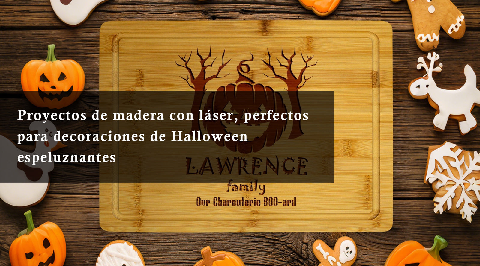 Proyectos de madera con láser, perfectos para decoraciones de Halloween espeluznantes