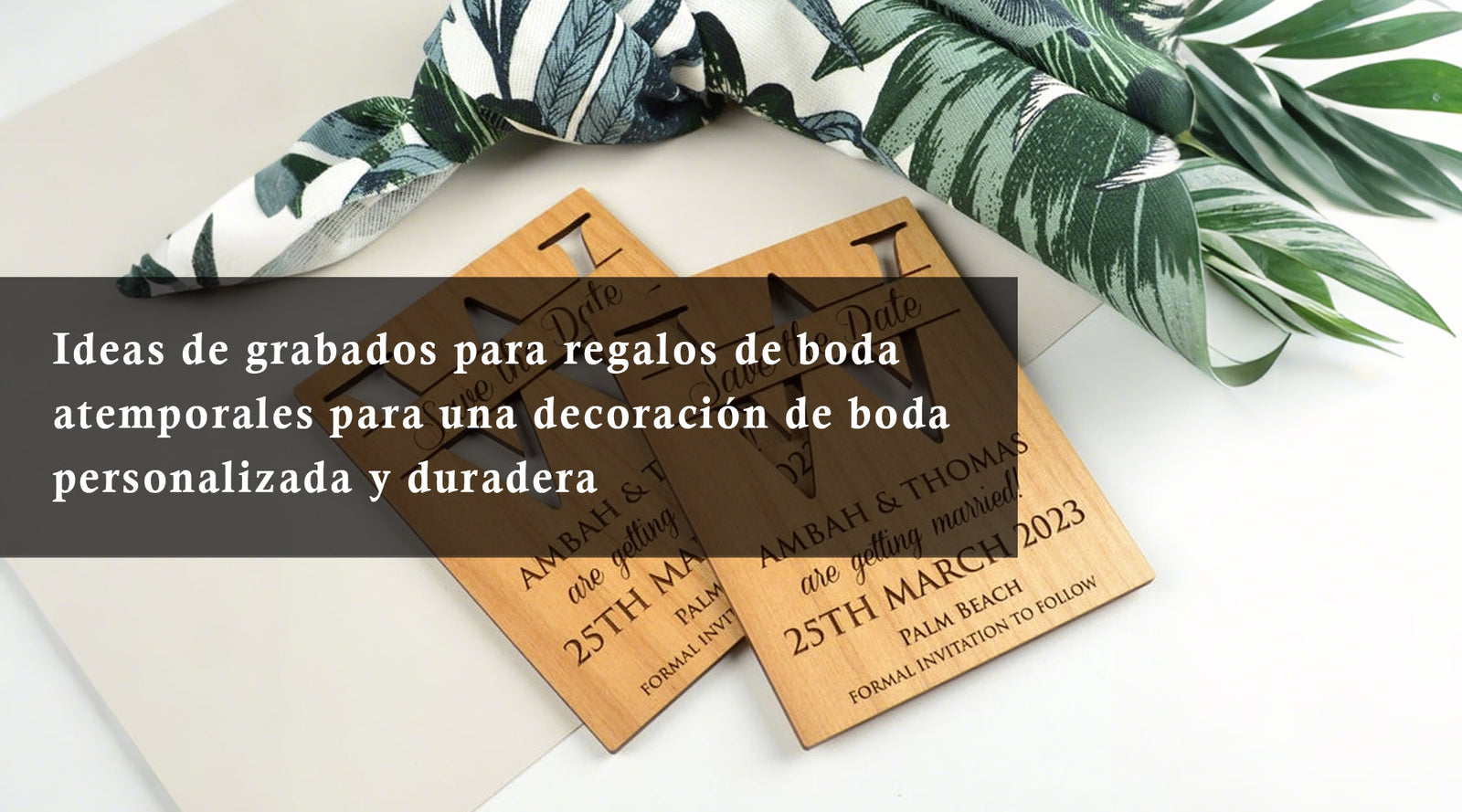 Ideas de grabados para regalos de boda atemporales para una decoración de boda personalizada y duradera