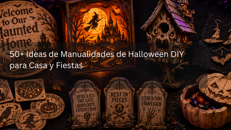 50+ Ideas de Manualidades de Halloween DIY para Casa y Fiestas