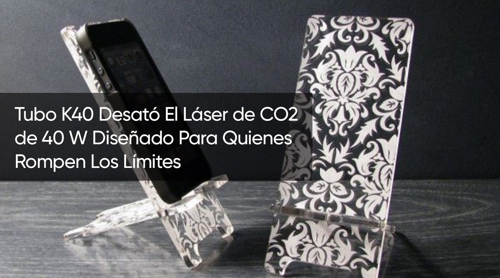 Tubo K40 Desató El Láser de CO2 de 40 W Diseñado Para Quienes Rompen Los Límites