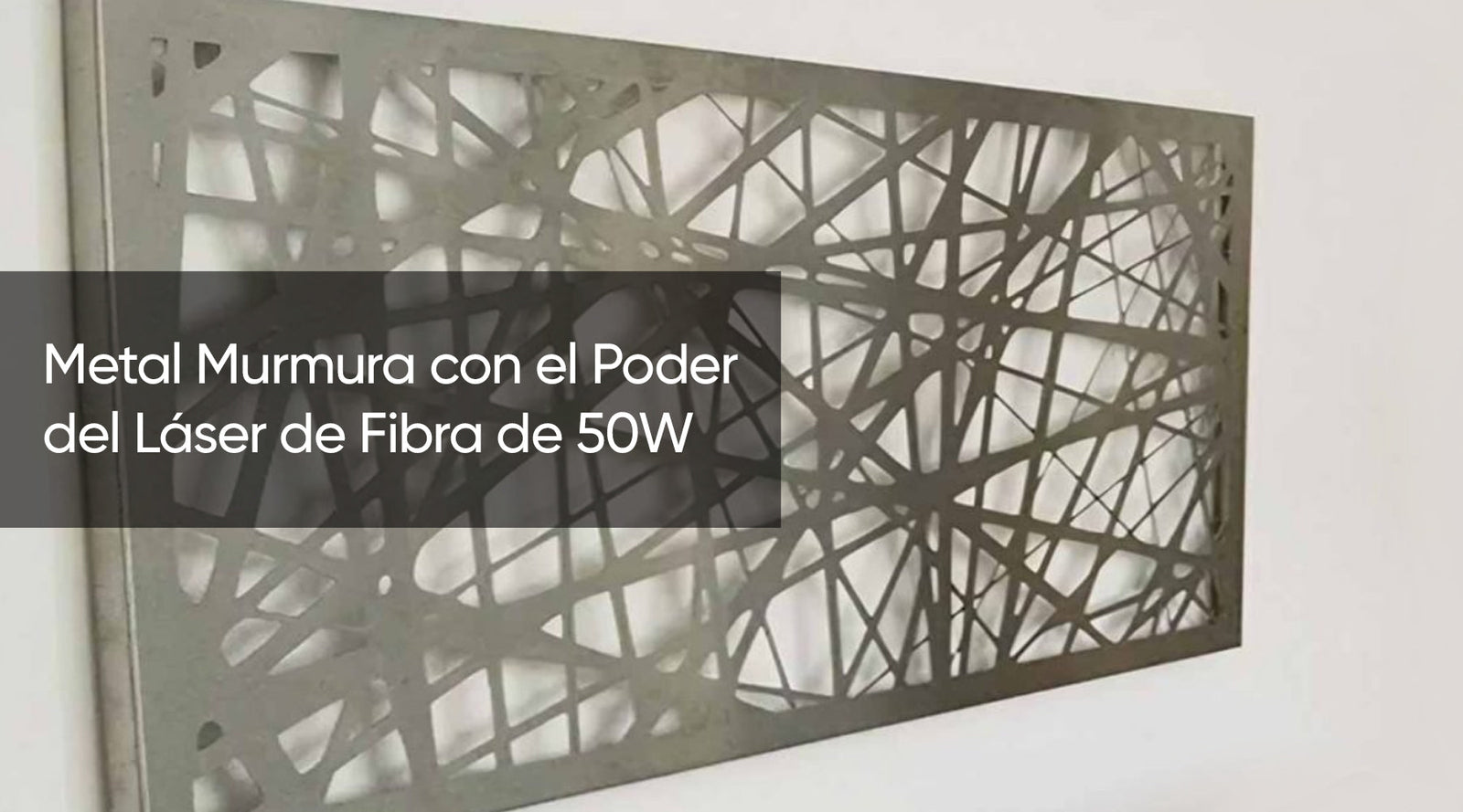 Metal Murmura con el Poder del Láser de Fibra de 50 W: Una Guía Definitiva