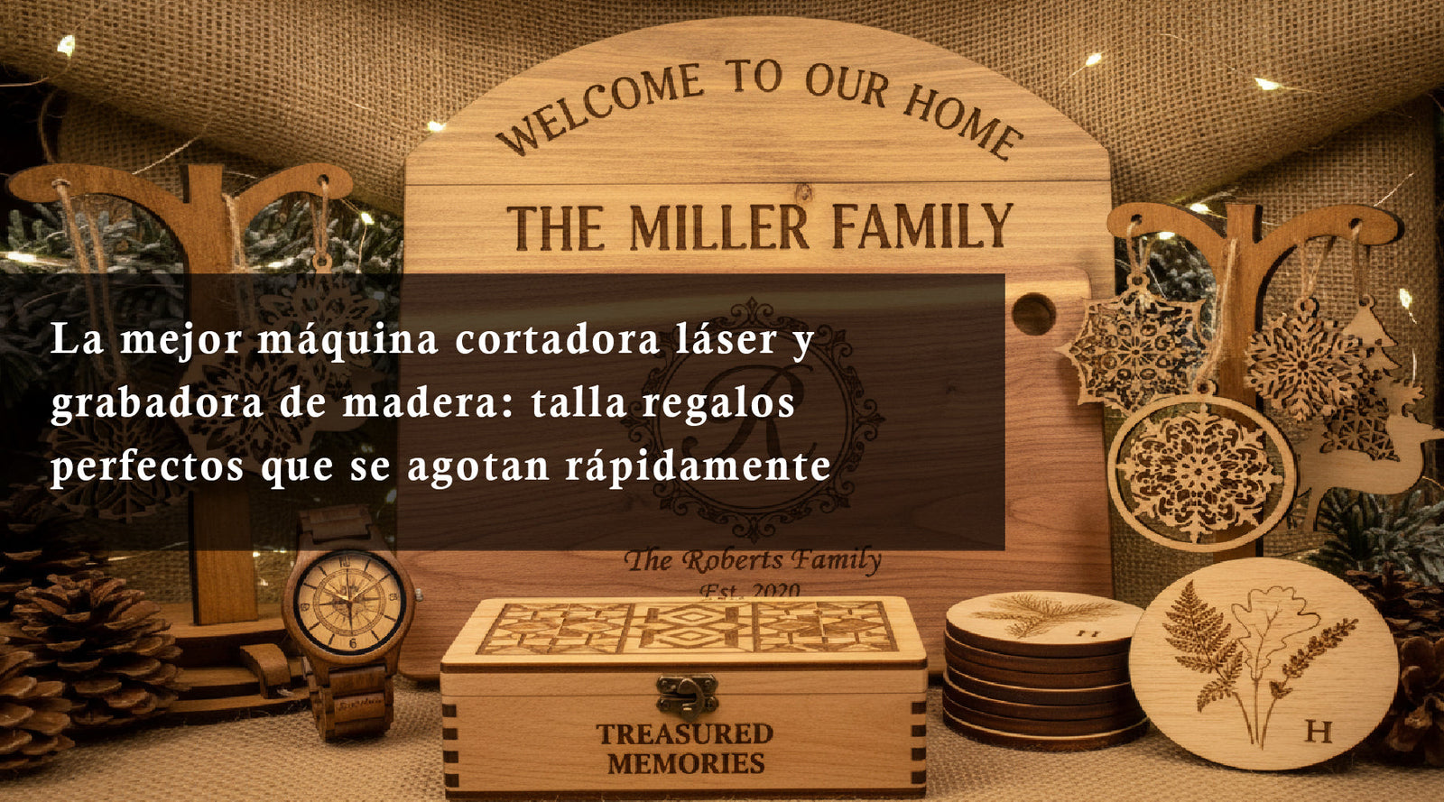 La mejor máquina cortadora láser y grabadora de madera: talla regalos perfectos que se agotan rápidamente