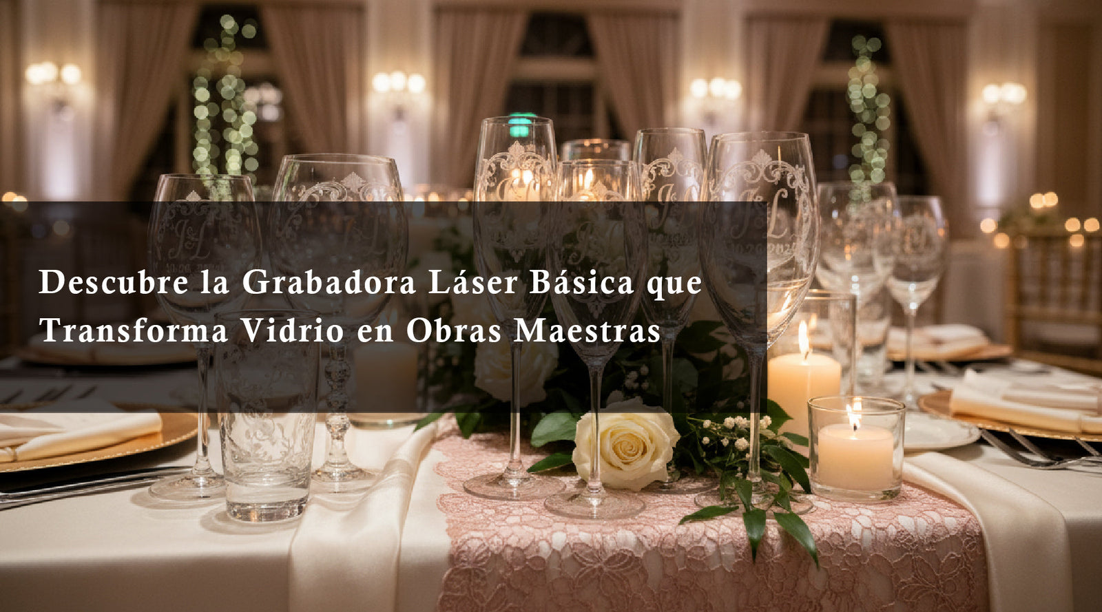 Descubre la Grabadora Láser Básica que Transforma Vidrio en Obras Maestras