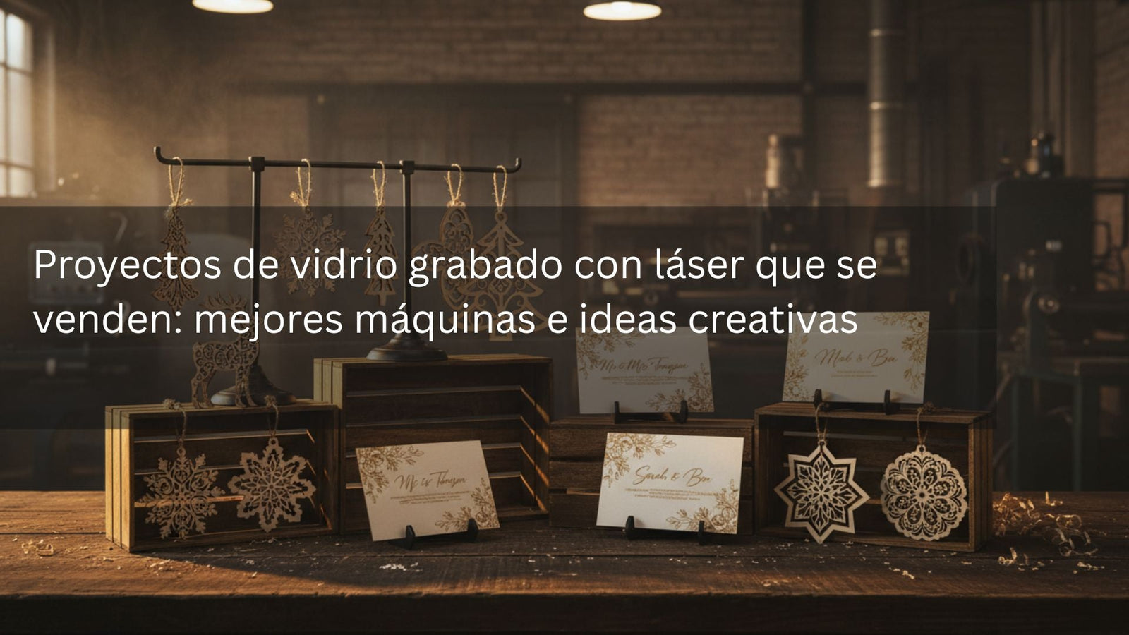 Proyectos de vidrio grabado con láser que se venden: mejores máquinas e ideas creativas