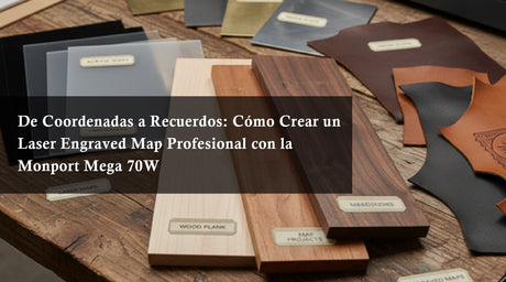 De Coordenadas a Recuerdos: Cómo Crear un Laser Engraved Map Profesional con la Monport Mega 70W