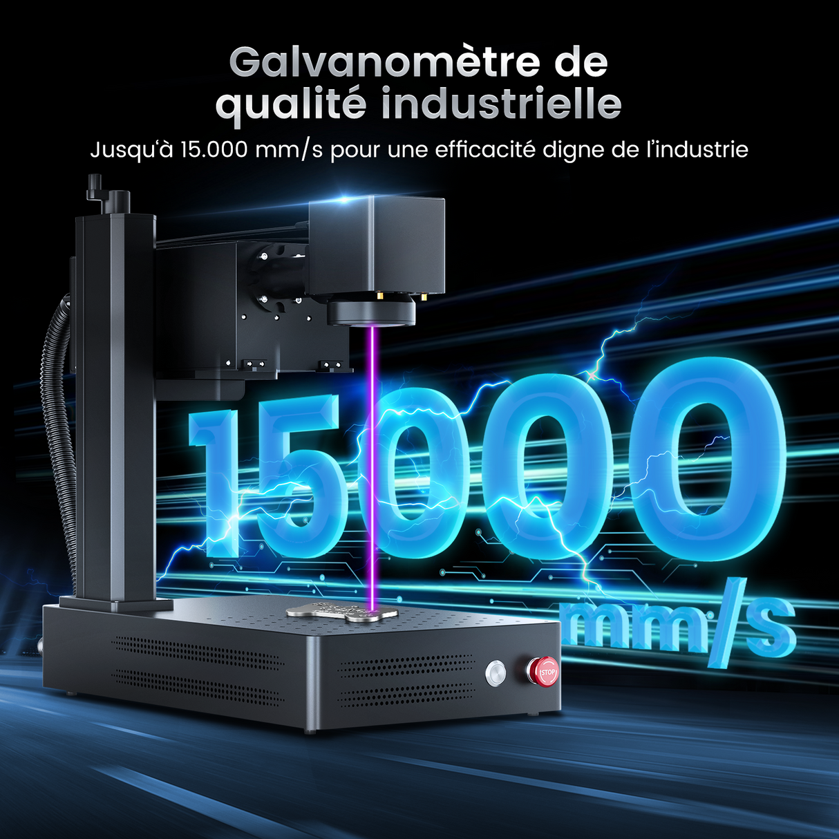 Monport 10W Grabador y Marcador Láser UV