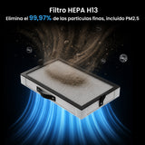 Monport 400W Sistema de extracción de humo láser con sistema de filtración de 8 etapas – Para máquinas de grabado y corte láser CO₂