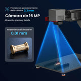 Monport GPro 200W MOPA Vision Máquina Láser de Fibra – Con Sistema de Visión para Posicionamiento Automático, Grabado de Metal de Alta Precisión y Marcado Láser