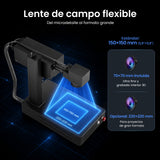Monport GM 6W PRO Grabador Láser UV (Grabado Interior) – Marcado Láser UV Profesional con Tecnología de Láser Frío de 355 nm