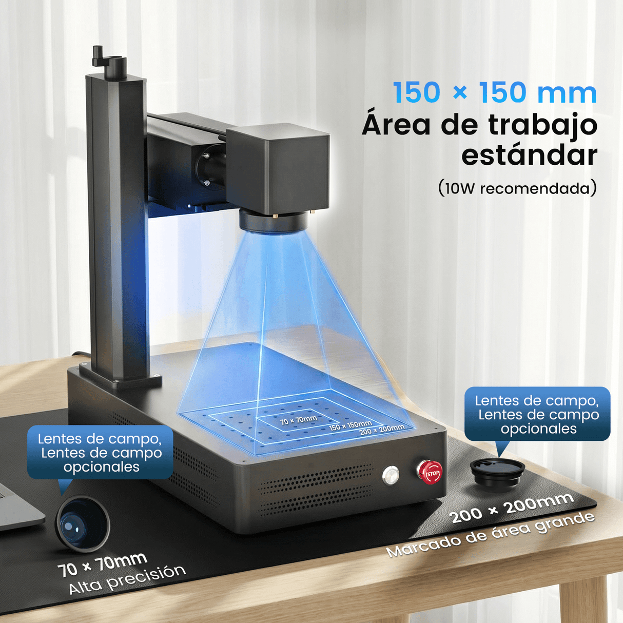 Monport GM 6W Grabador y Marcador Láser UV