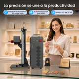 Monport GPro 200W MOPA Vision Máquina Láser de Fibra – Con Sistema de Visión para Posicionamiento Automático, Grabado de Metal de Alta Precisión y Marcado Láser