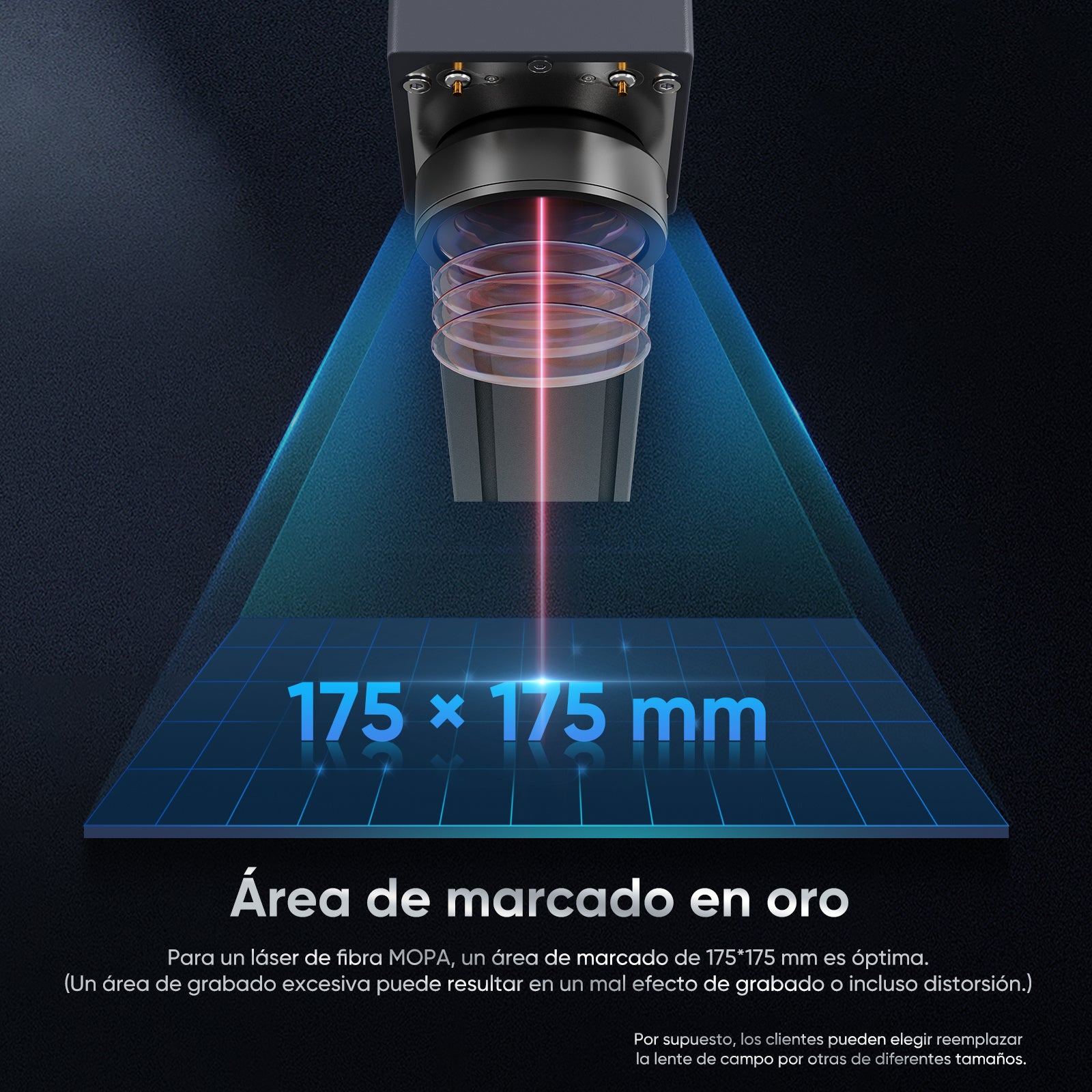 Monport GM 30W Máquina de marcado y grabado láser de fibra MOPA integrada
