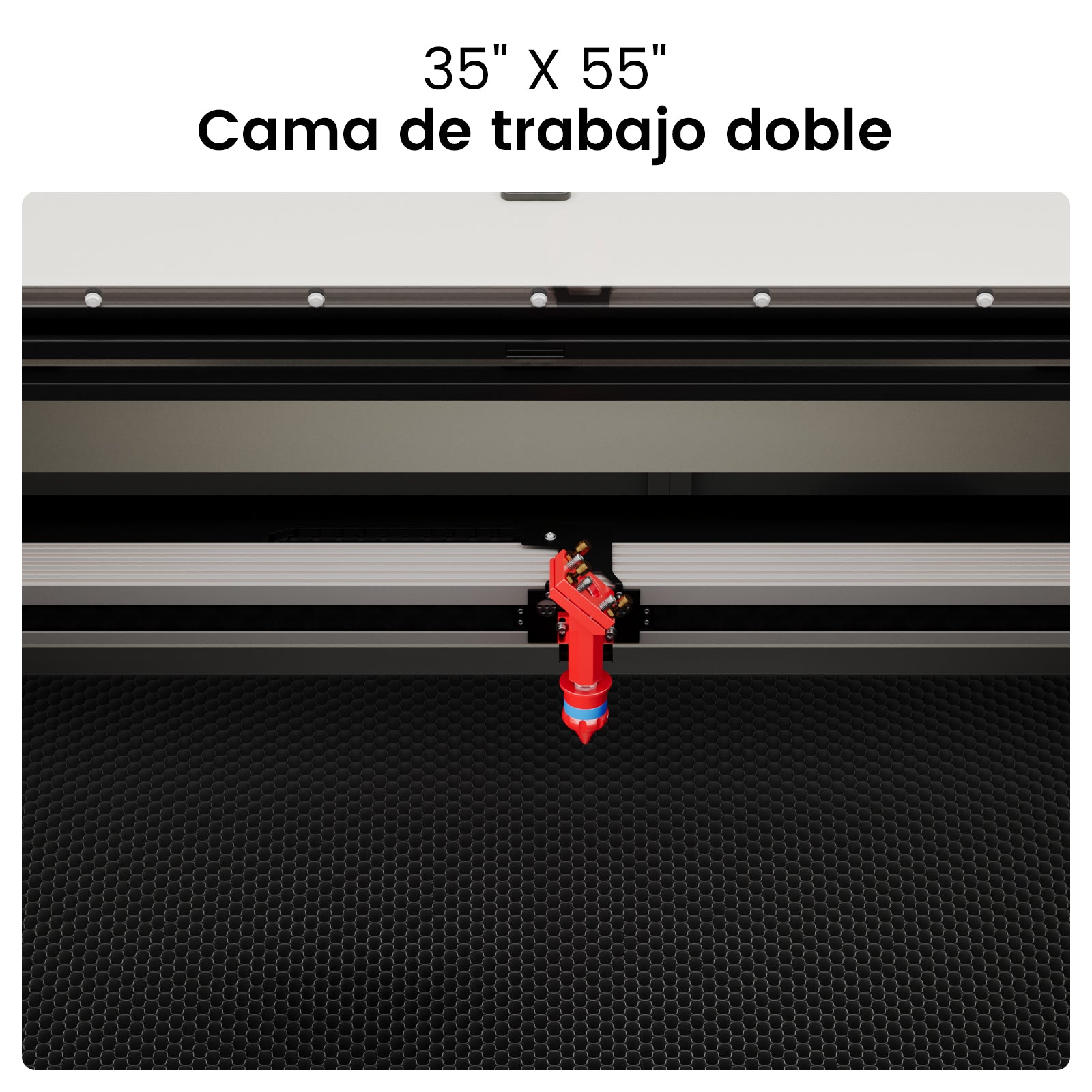 Máquina de grabado láser y cortadora con sistema de refrigeración por agua integrado de CO2 Monport de 130W con superficie de grabado (1300x900 mm)