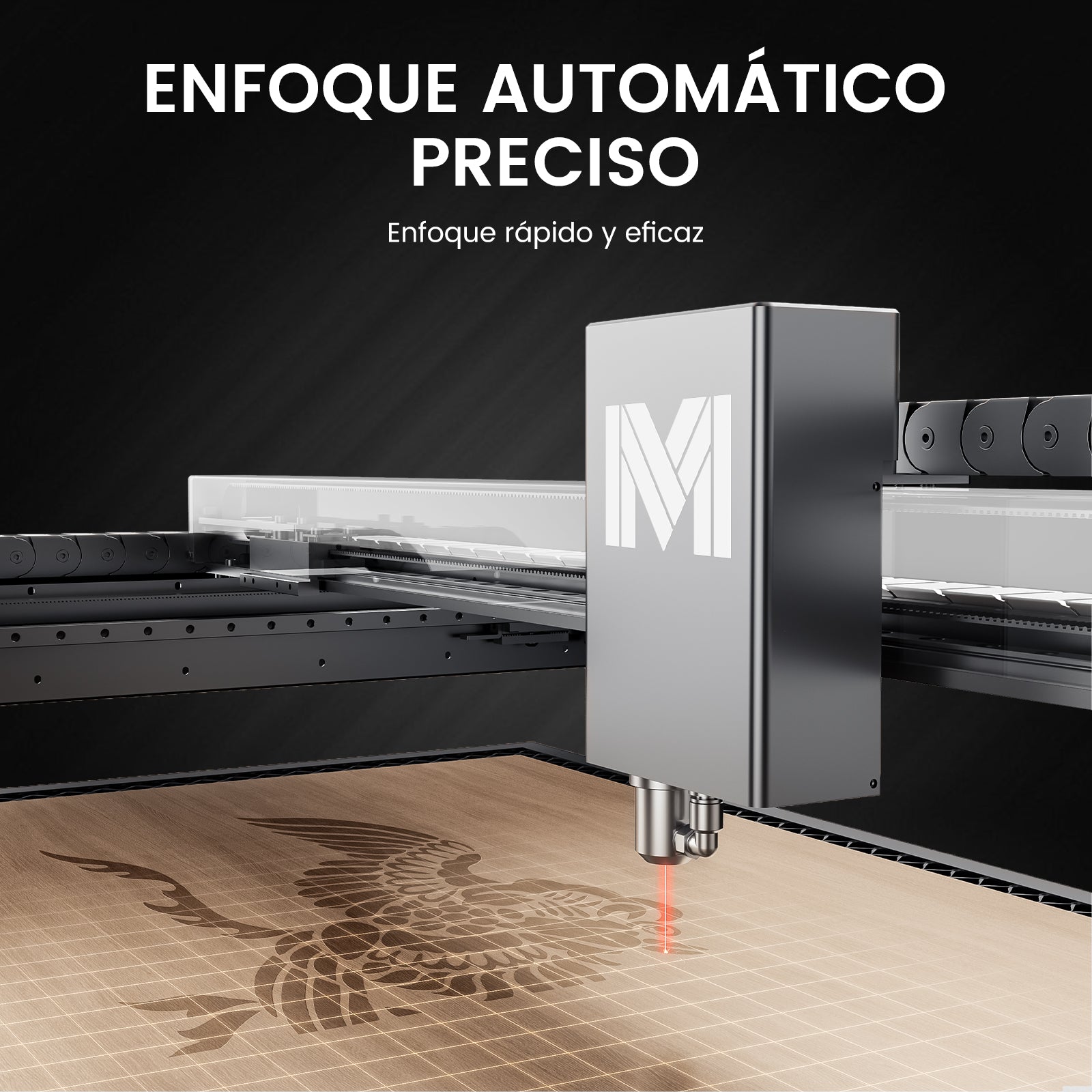 Monport Mega: la primera máquina de grabado inteligente de sobremesa de 70 W del mundo