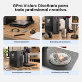 Monport GPro 200W MOPA Vision Máquina Láser de Fibra – Con Sistema de Visión para Posicionamiento Automático, Grabado de Metal de Alta Precisión y Marcado Láser