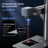 Monport GT 50W Láser de fibra separado: máquina de grabado y marcaje con enfoque automático (200 mm × 200 mm) — dispositivo alemán