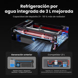Monport Reno65 Pro Vision 65W – Grabadora y Cortadora Láser CO₂ de Sobremesa (24'' x 16'') con Cámara HD de 8MP, Autofocus Magnético y Sistema de Refrigeración por Agua Integrado