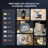 Monport GT 50W Láser de fibra separado: máquina de grabado y marcaje con enfoque automático (200 mm × 200 mm) — dispositivo alemán