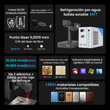 Monport GM 6W PRO Grabador Láser UV (Grabado Interior) – Marcado Láser UV Profesional con Tecnología de Láser Frío de 355 nm