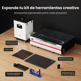 Monport Reno65 Pro Vision 65W – Grabadora y Cortadora Láser CO₂ de Sobremesa (24'' x 16'') con Cámara HD de 8MP, Autofocus Magnético y Sistema de Refrigeración por Agua Integrado