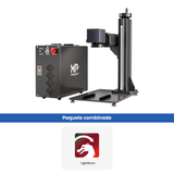 Monport GT 30W Láser de fibra MOPA separado: máquina de grabado y marcaje de colores con enfoque automático — dispositivo alemán
