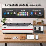 Monport Reno65 Pro Vision 65W – Grabadora y Cortadora Láser CO₂ de Sobremesa (24'' x 16'') con Cámara HD de 8MP, Autofocus Magnético y Sistema de Refrigeración por Agua Integrado