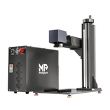 Monport GT 50W Láser de fibra separado: máquina de grabado y marcaje con enfoque automático (200 mm × 200 mm) — dispositivo alemán