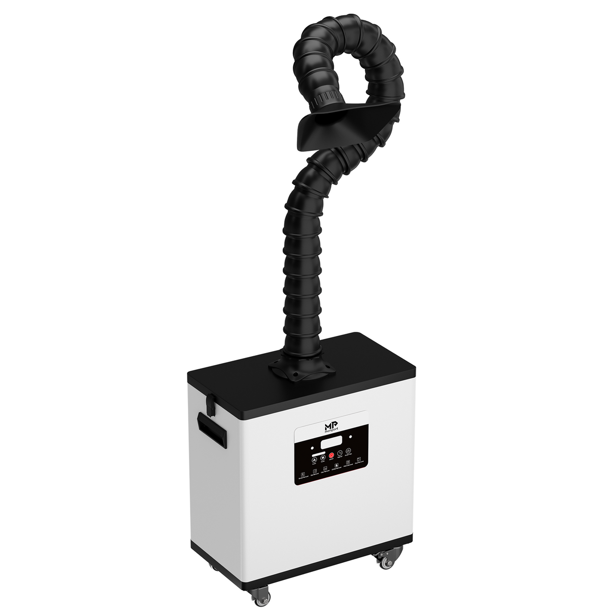 Monport 260W Sistema de extracción de humos láser con sistema de filtración de 4 etapas – Para máquinas de grabado láser CO₂ y de fibra