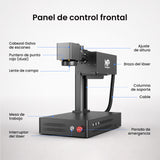 Monport GM 10W PRO Grabador Láser UV (Grabado Interior) – Marcado Láser UV Profesional con Tecnología de Láser Frío de 355 nm