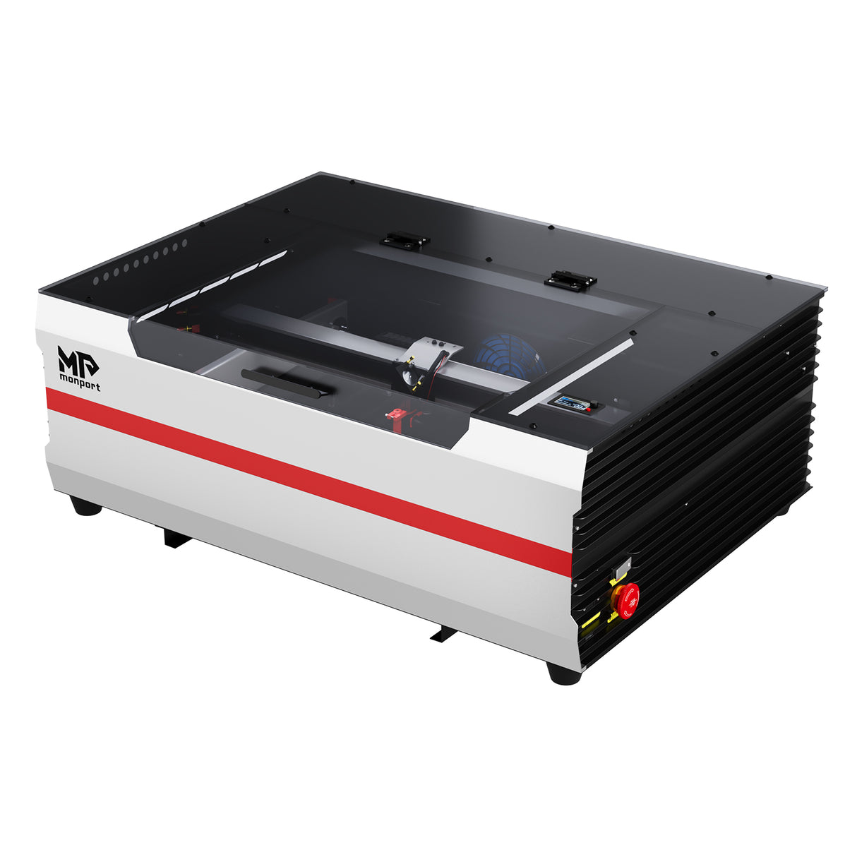 Monport Reno45 de 45W Grabador y cortador láser de CO2 de escritorio (16" x 12") con enfoque semiautomático completamente nuevo