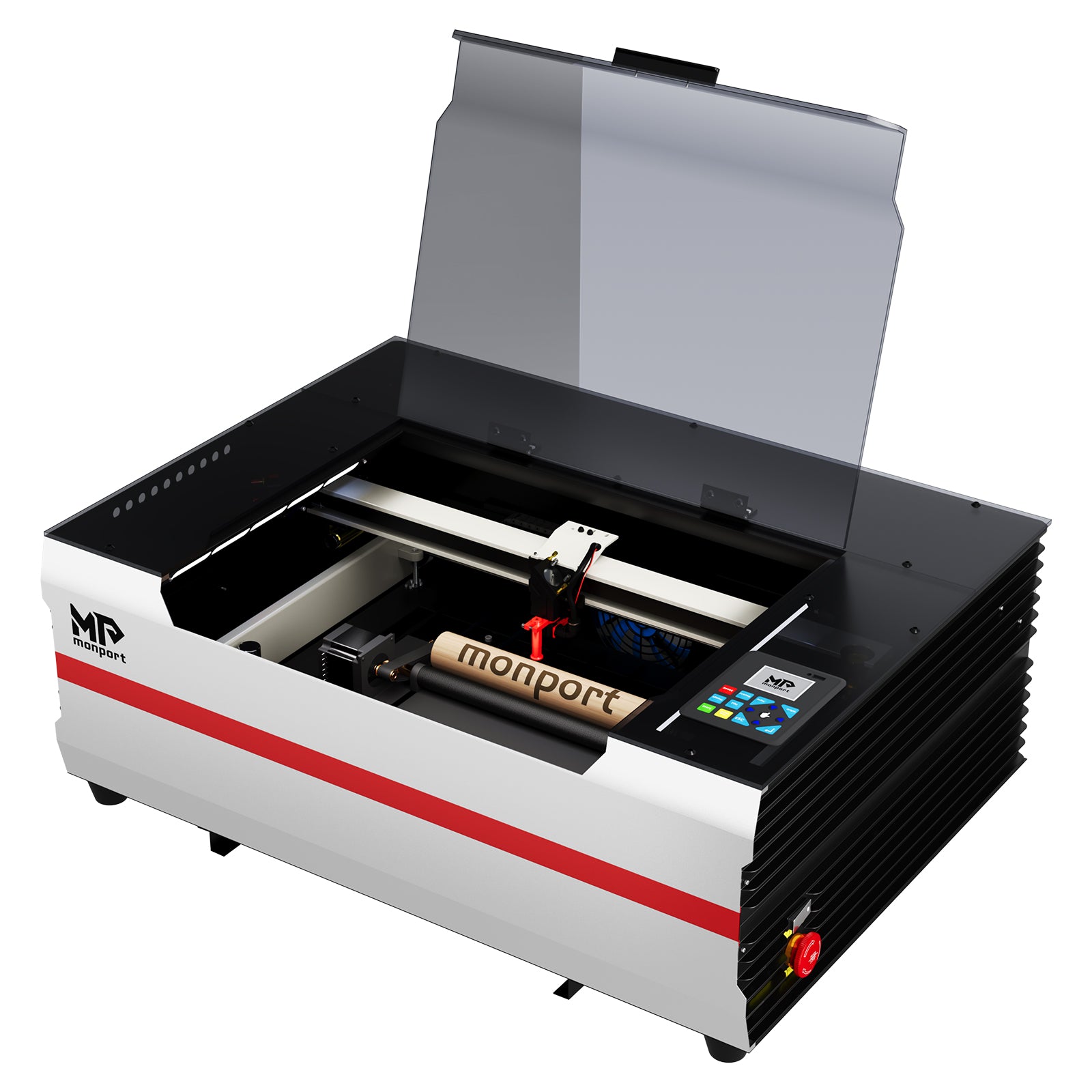 Monport Reno45 Pro de 45W Grabador y cortador láser de CO2 de escritorio (16