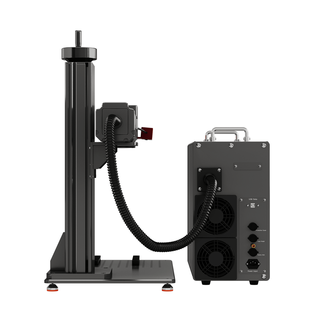 Monport GPro 100W MOPA Vision Máquina Láser de Fibra – Con Sistema de Visión para Posicionamiento Automático, Grabado de Metal de Alta Precisión y Marcado Láser