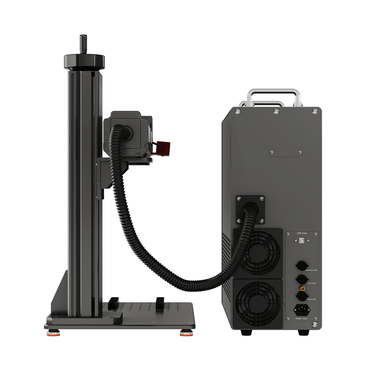 Monport GPro 200W MOPA Vision Máquina Láser de Fibra – Con Sistema de Visión para Posicionamiento Automático, Grabado de Metal de Alta Precisión y Marcado Láser