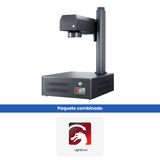 Máquina de grabado y marcado láser de fibra MOPA integrada Monport GM 60W Pro con enfoque automático
