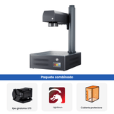 Máquina de grabado y marcado láser de fibra MOPA integrada Monport GM 60W Pro con enfoque automático
