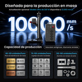 Monport GPro 100W MOPA Vision Máquina Láser de Fibra – Con Sistema de Visión para Posicionamiento Automático, Grabado de Metal de Alta Precisión y Marcado Láser