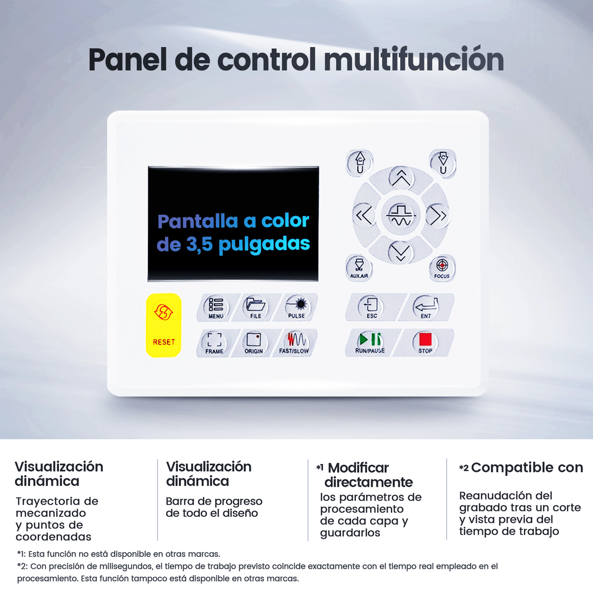 Monport Effi9S Actualizada Grabadora y Cortadora Láser CO₂ de 90W (914 × 610 mm) con Autofoco y Refrigerador de Agua Integrado 4,9 (18 reseñas)