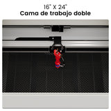 Máquina de grabado y cortadora láser CO2 Monport de 60W (600x400 mm) para grabar superficies con enfoque automático