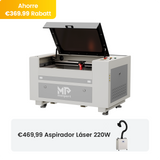 Máquina de grabado y cortadora láser CO2 Monport de 60W (600x400 mm) para grabar superficies con enfoque automático