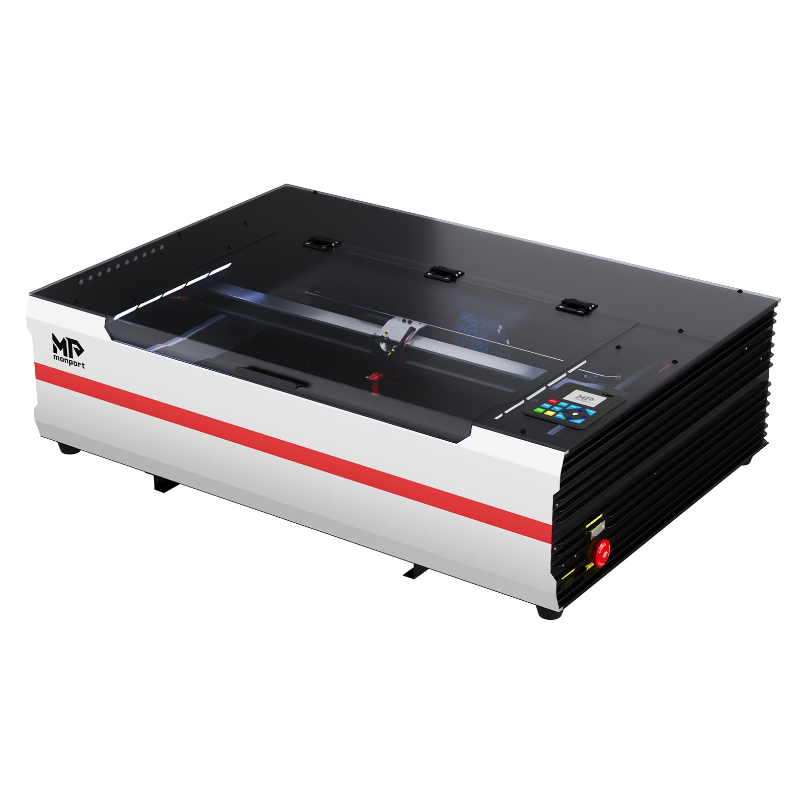 Monport Reno65 Pro Grabadora y Cortadora Láser de CO2 de Sobremesa de 65W (24